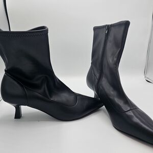 Easy Spirit Black Heeled Boots